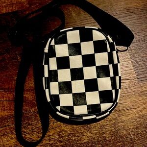 Urban outfitters , color block black and white,cross body bag